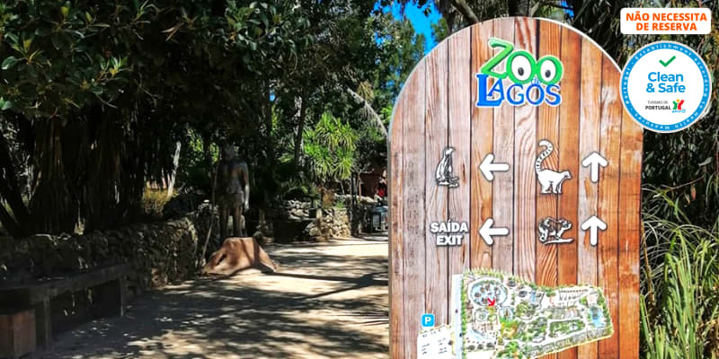 Zoo de Lagos | Aberto Todo o Ano! Entrada de Criança ou Adulto