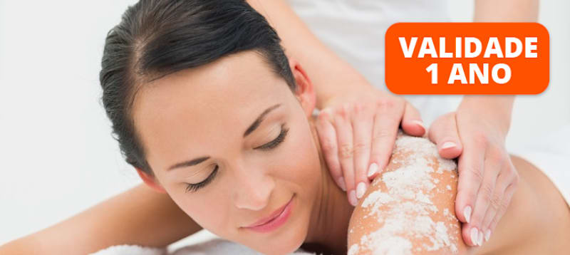 Esfoliação Sal e Óleo de Argão + Massagem Hidratante | Porto