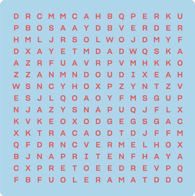 Sopa de Letras de Cores