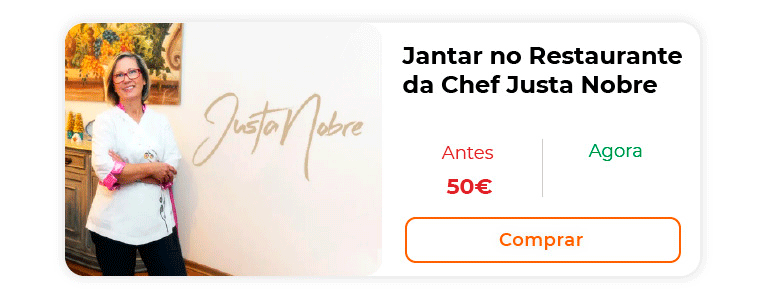 Jantar no Restaurante da Chef Justa Nobre 
