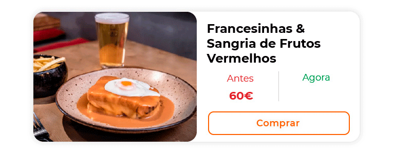 Francesinhas & Sangria de Frutos Vermelhos 