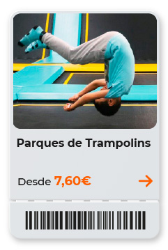 Parques de Trampolins - desde 7,60€