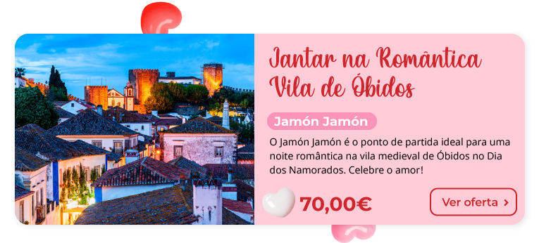 Jantar na Romântica Vila de Óbidos