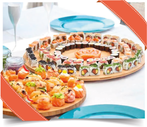 JustSushi | Take Away de 35 Peças de Sushi & Sobremesa para Dois | 13 Locais à Escolha