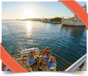 Lisbon Boat Party! Passeio no Rio Tejo ao Pôr-do-Sol com DJ + Afterparty em Discoteca | 4 Horas