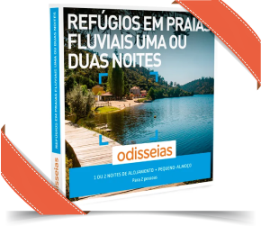 Refúgios em Praias Fluviais  Uma ou Duas Noites