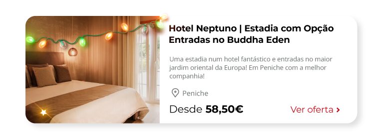 Hotel Neptuno | Estadia com Opção Entradas no Buddha Eden