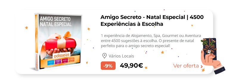 Amigo Secreto - Natal Especial | 4500 Experiências à Escolha