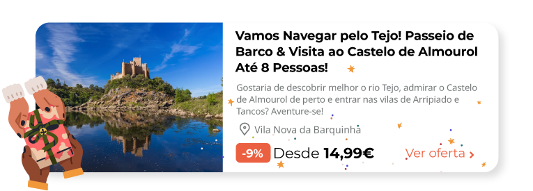 Vamos Navegar pelo Tejo! Passeio de Barco & Visita ao Castelo de Almourol | Até 8 Pessoas!