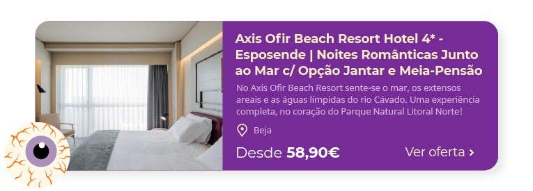 Axis Ofir Beach Resort Hotel 4* - Esposende | Noites Românticas Junto ao Mar c/ Opção Jantar e Meia-Pensão