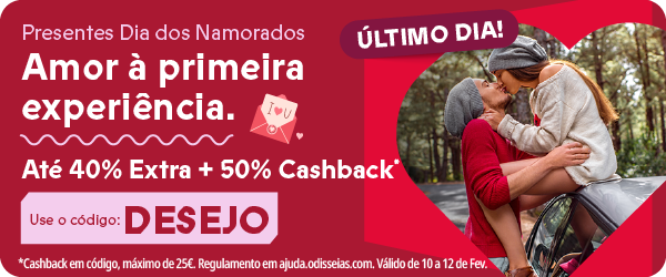 Até -40% extra e 50% cashback com código DESEJO