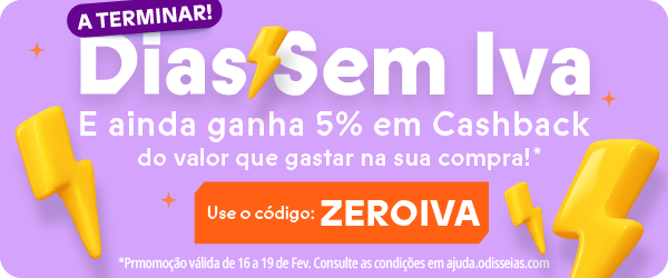 Dias sem IVA com o código ZEROIVA