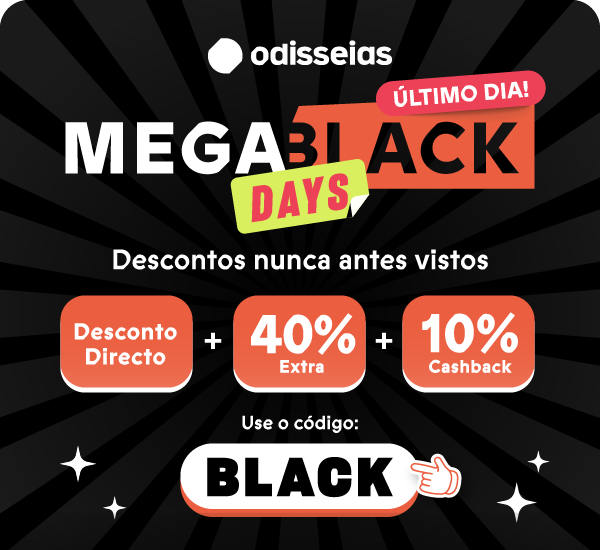 Mega Black Days | Descontos até -40% Extra + 10% de Cashback