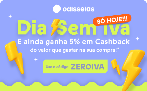 Dia Sem Iva + 5% de Cashback