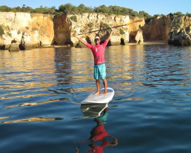Aula de Stand Up Paddle com Honuehele Aula de Stand Up Paddle com Honuehele