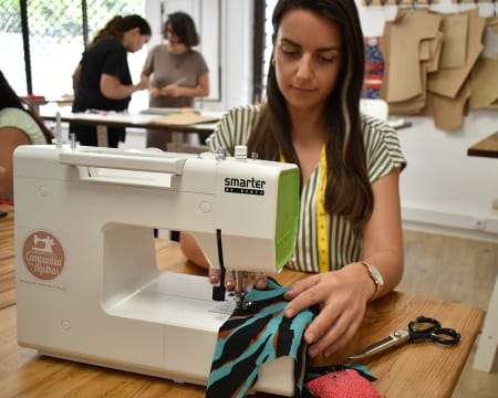 Workshop de Iniciação à Costura | 4h | Criação Saco de Compras Reutilizável - Companhia das Agulhas