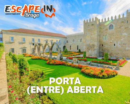 Escape Game Outdoor «Porta (Entre) Aberta» - Até 5 Jogadores | Escape in City Escape Game Outdoor «Porta (Entre) Aberta» - Até 5 Jogadores | Escape in City