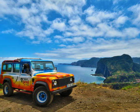 Green Devil Safari | Tour de Dia Inteiro pelas Montanhas da Madeira | 3 Pessoas Green Devil Safari | Tour de Dia Inteiro pelas Montanhas da Madeira | 3 Pessoas