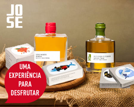 Cabaz JOSE Gourmet - Entrega Grátis em Casa | 6 Produtos c/ História Portuguesa