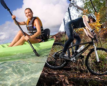 Passeio de Kayak + BTT | 1 Pessoa - 2h30 | Lagobi Passeio de Kayak + BTT | 1 Pessoa - 2h30 | Lagobi