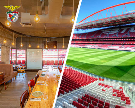 Cachecol + Visita ao Estádio e Museu + Cheque Gourmet 25€ Luz by Chakall | 2 Pessoas Cachecol + Visita ao Estádio e Museu + Cheque Gourmet 25€ Luz by Chakall | 2 Pessoas