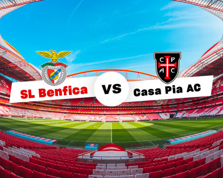 Bilhete Duplo para a Jornada 11 - 2025/2026 | Jogo Benfica vs Casa Pia AC + Oferta 2 Cachecóis Bilhete Duplo para a Jornada 11 - 2025/2026 | Jogo Benfica vs Casa Pia AC + Oferta 2 Cachecóis