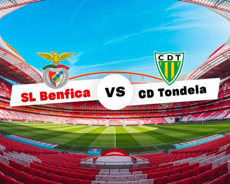 Bilhete Duplo para Quartos Final da Taça da Liga | Jogo Benfica vs CD Tondela + Oferta 2 Cachecóis Bilhete Duplo para Quartos Final da Taça da Liga | Jogo Benfica vs CD Tondela + Oferta 2 Cachecóis