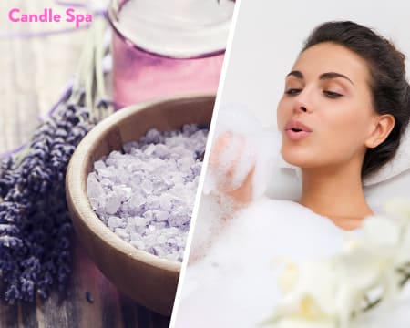 Receitas Caseiras de Esfoliante Relaxante e Sais de Banho Relaxantes | Candle Spa Receitas Caseiras de Esfoliante Relaxante e Sais de Banho Relaxantes | Candle Spa