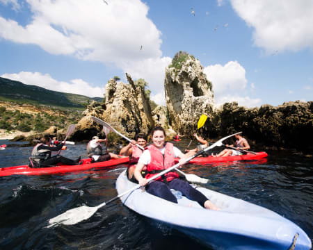 Discover the Nature | Kayak Tour na Arrábida | 4 Pessoas Discover the Nature | Kayak Tour na Arrábida | 4 Pessoas