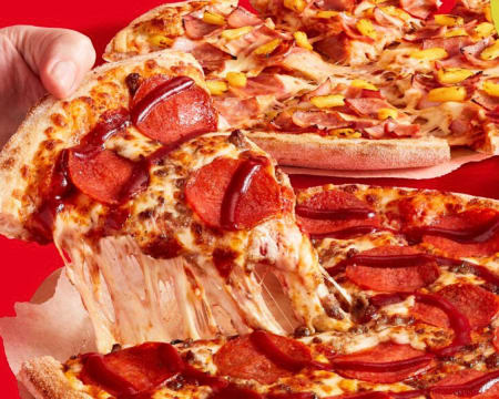 Telepizza Parede | Menu Completo para Dois com Entrada, Pizzas, Sobremesa e Bebida Telepizza Parede | Menu Completo para Dois com Entrada, Pizzas, Sobremesa e Bebida
