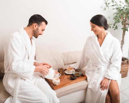 Spa Satsanga Coimbra 4* | Circuito de Águas + Ritual Sabor de Portugal + Chá Spa Satsanga Coimbra 4* | Circuito de Águas + Ritual Sabor de Portugal + Chá