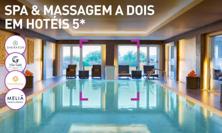 Spa & Massagem a Dois em Hotéis de 5* | 17 Locais à Escolha
