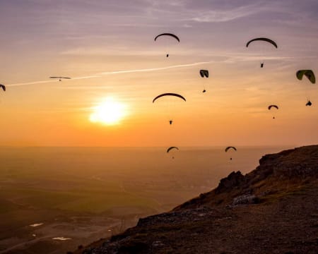 Voo de Parapente + Vídeo para Dois | DParapente Guadalajara Voo de Parapente + Vídeo para Dois | DParapente Guadalajara