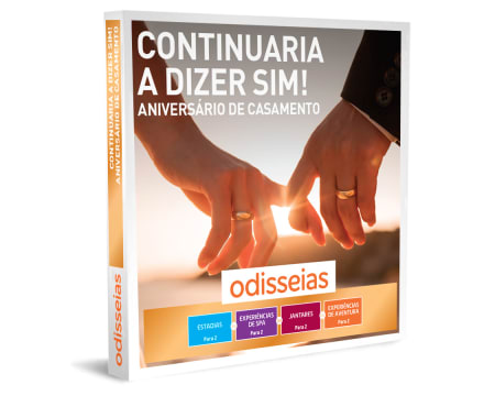 Continuaria a dizer SIM! Aniversário de Casamento | 800 Experiências