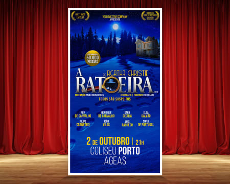 «A Ratoeira» | A Peça de Teatro em Cena Há Mais Anos! Coliseu Porto Ageas - 2 de Outubro