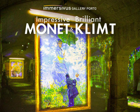 Espectáculo 360º! «Impressive Monet & Brilliant Klimt» no Centro de Congressos da Alfândega do Porto