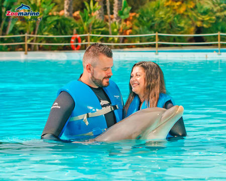 Zoomarine! Dolphin Emotions para Dois: Visita + Interacção com Golfinhos | Algarve
