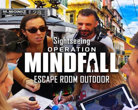 Escape Room Outdoor «Operation Mindfall» | Operação de Espionagem Ultra-Secreta por Lisboa! Até 5 Pessoas