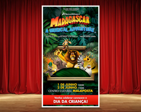 «Madagáscar, Uma Aventura Musical» | Centro Cultural da Malaposta - Odivelas