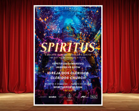 «Spiritus» | Espectáculo Multimédia Inovador Inspirado em Fernando Pessoa | Igreja dos Clérigos - Porto