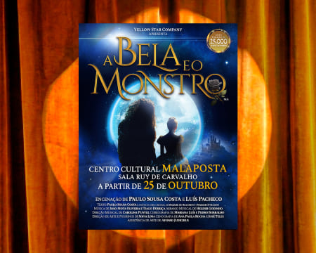 Espetáculo na Malaposta: «A Bela e o Monstro» | Bilhetes para Toda a Família!