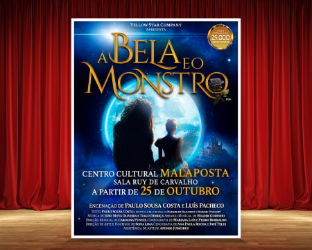 Espetáculo na Malaposta: «A Bela e o Monstro» | Bilhetes para Toda a Família!