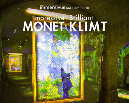 Espectáculo 360º! «Impressive Monet & Brilliant Klimt» no Centro de Congressos da Alfândega do Porto