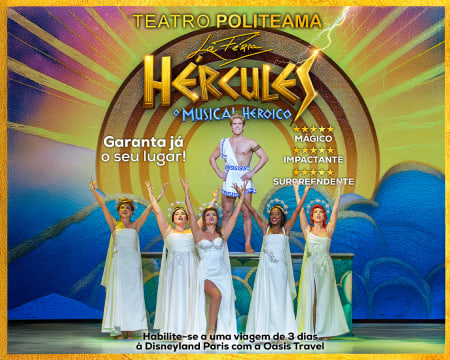 «Hércules - O Musical Heroico» de Filipe La Féria | Musical para Toda a Família | Teatro Politeama