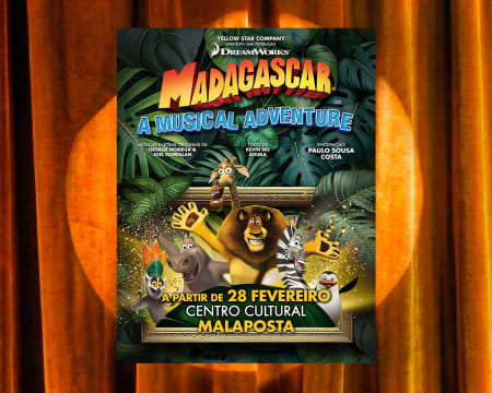«Madagáscar, Uma Aventura Musical» | Centro Cultural da Malaposta - Odivelas
