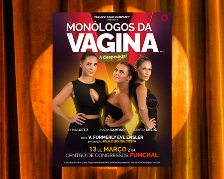 Espetáculo «Monólogos da Vagina - A Despedida» | 13 de Março | Centro de Congressos do Funchal