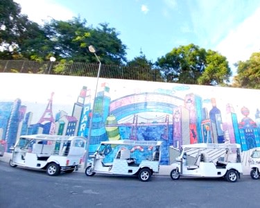 Passeio de TukTuk 100% Ecológico | Especial Família - 4 a 6 Pessoas | Lisboa