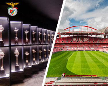 Pack SLB: Visita ao Museu e ao Estádio da Luz + Oferta de Cachecol