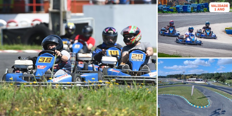 Acelere no Kartódromo de Évora! Kart de 270cc - 30 Min.