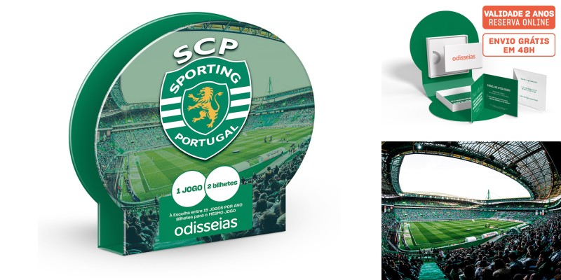 Pack Presente Odisseias - Sporting Clube de Portugal